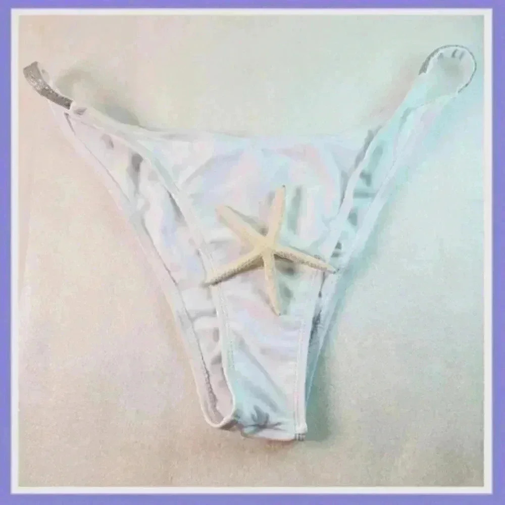 ✨ Super Sexy Silver & White Glitter Bikini ✨ - Picture 5 of 7